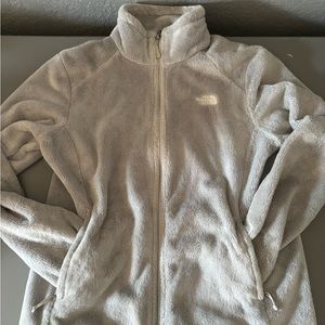 Women’s light grey north face jacket